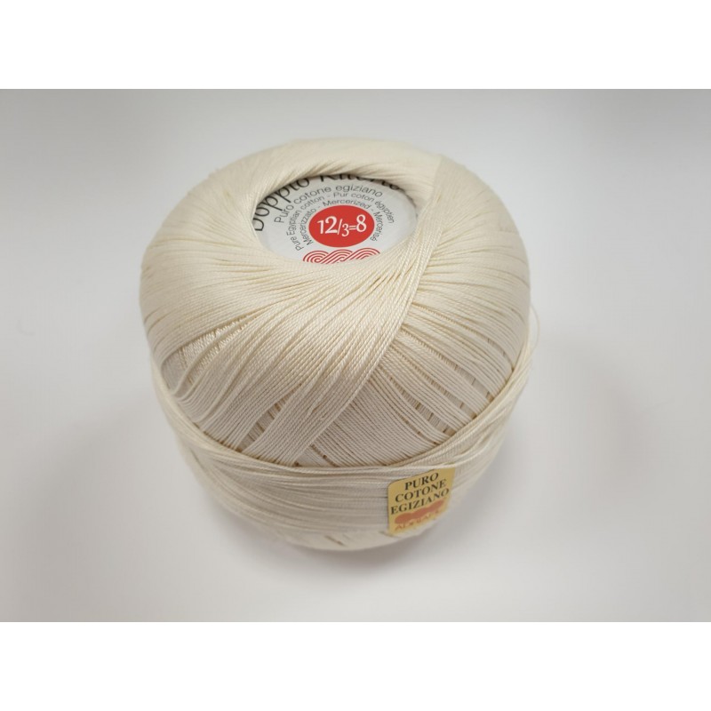 Adriafil Doppio Ritorto 11 - pieno balta Adriafil Doppio Ritorto 11 - pieno balta