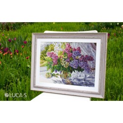 B7015 - Alyvinė puokštė (Lilac Bouquet) siuvinėjimo rinkinys Luca-S