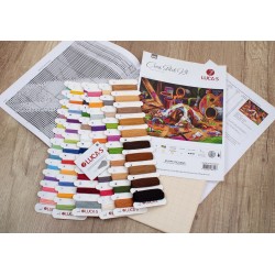 B2415 - Picasso šuniukas (Puppy Picasso) siuvinėjimo rinkinys Luca-S