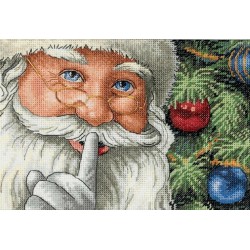 D08799 - Santa's Secret (Kalėdų Senelio paslaptis) siuvinėjimo rinkinys Dimensions
