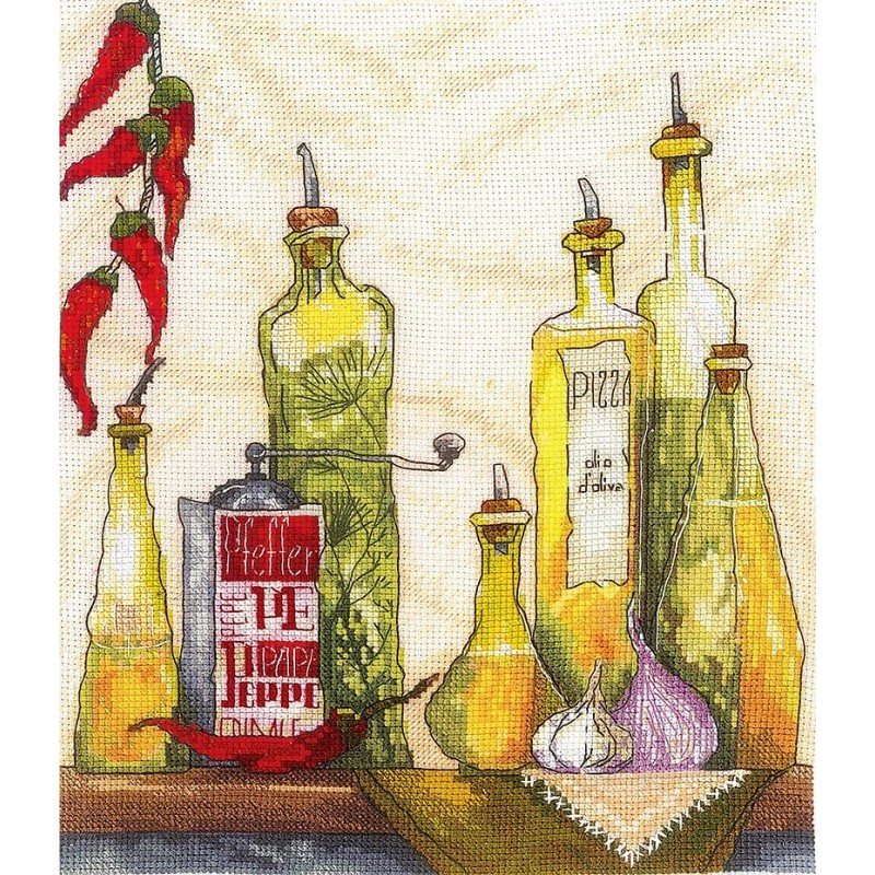 SANP-65 - Prieskonių aliejus (Spice Oil) siuvinėjimo rinkinys Andriana