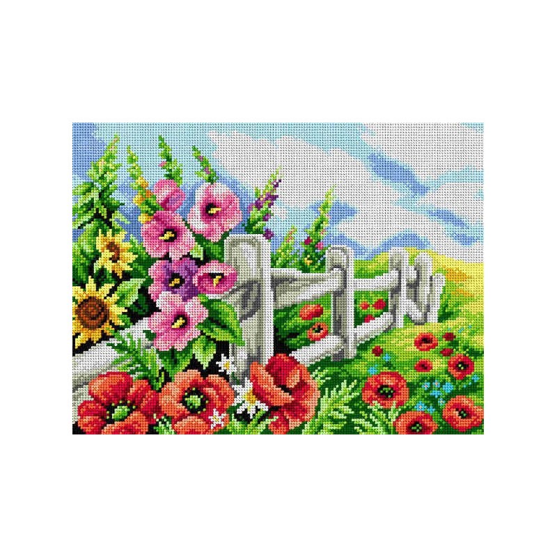 2583 30x40 cm kanva su atspaustu piešiniu Orchidea