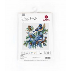 B2418 - Paukščiai - žiema (The Birds-Winter) siuvinėjimo rinkinys Luca-S