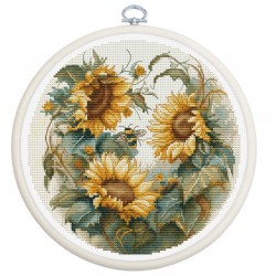 BC202 - Saulėgrąža (Sunflower) siuvinėjimo rinkinys Luca-S