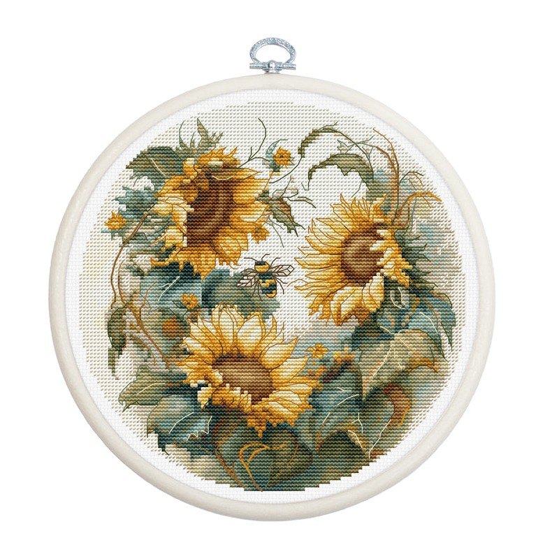 BC202 - Saulėgrąža (Sunflower) siuvinėjimo rinkinys Luca-S