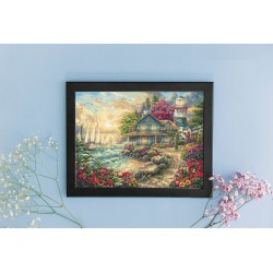 L8068 - Saulėtekis prie jūros (Sunrise by the Sea) siuvinėjimo rinkinys Letistitch