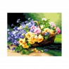 SAC115 40x50 cm kanva su atspaustu piešiniu Orchidea