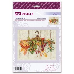 SR 2037 - Rudens dovanos (Gifts of Autumn) siuvinėjimo rinkinys Riolis