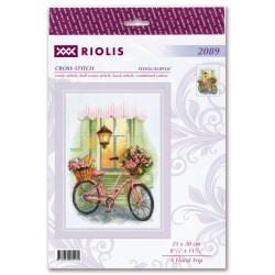 SR 2089 - Gėlių kelionė  (A floral Trip) siuvinėjimo rinkinys Riolis