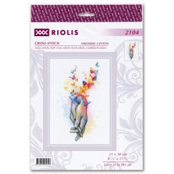 SR 2104 - Meilė tvyro ore (Love is in the air) siuvinėjimo rinkinys Riolis