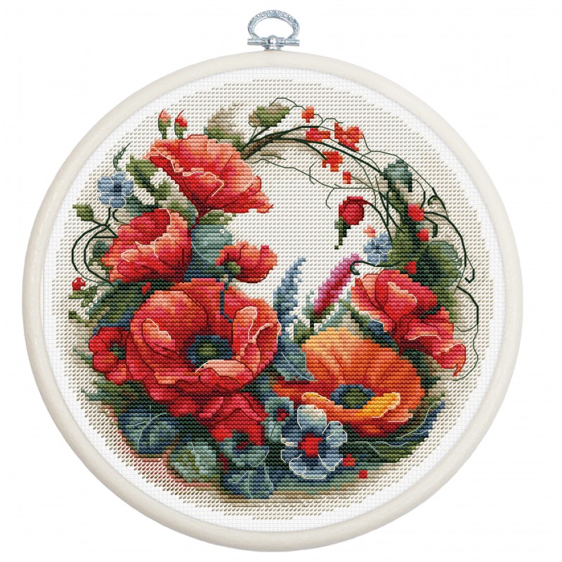 BC209 - Kompozicija su aguonomis (Composition With Poppies) siuvinėjimo rinkinys Luca-S BC209 - Kompozicija su aguonomis (Composition With Poppies) siuvinėjimo rinkinys Luca-S