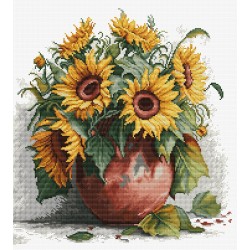 B7021 - Saulėgrąžos (The Sunflowers) siuvinėjimo rinkinys Luca-S