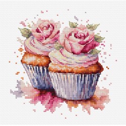 BC215 - Keksiukai (The Cupcakes) siuvinėjimo rinkinys Luca-S