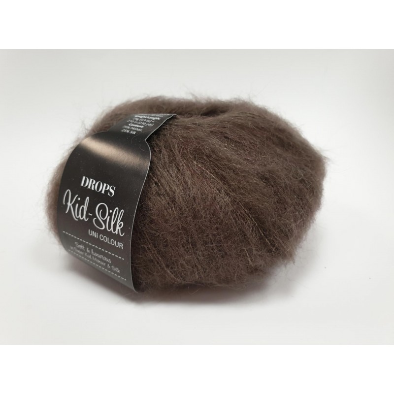 15 - tamsi ruda DROPS Kid-Silk 15 - tamsi ruda DROPS Kid-Silk