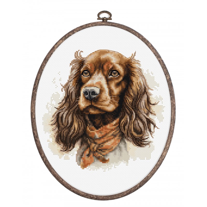 BC223 - Kokerspanielis (The Cocker Spaniel) siuvinėjimo rinkinys Luca-S
