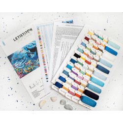 LETI L8073 - Povandeninis baletas (Underwater Ballet) siuvinėjimo rinkinys Letistitch