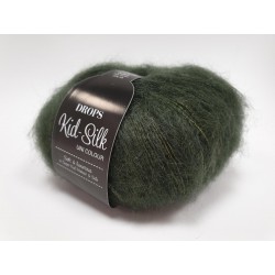 19 - tamsi žalia DROPS Kid-Silk