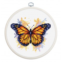 BC102 - Drugelis monarchas (The Monarch Butterfly) siuvinėjimo rinkinys Luca-s