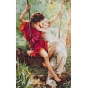 G415 - Įsimylėjėlių pavasaris (Spring - Pierre-Auguste Cot) siuvinėjimo rinkinys Luca-s