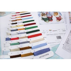 LETI L8087 - Snieguotieji kačiukai (Snowy Kitties) siuvinėjimo rinkinys Letistitch