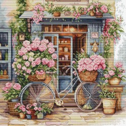 BU5044 - Gėlių parduotuvė (Flowers Shop) siuvinėjimo rinkinys Luca-s
