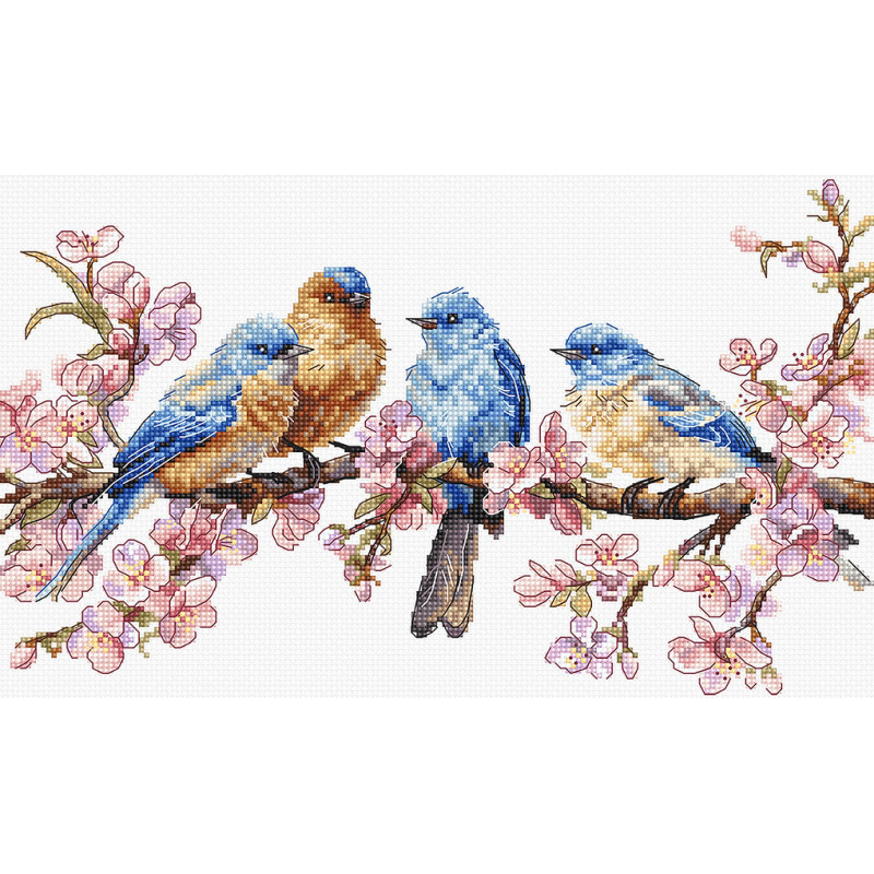 LETI L8090 - Pavasarinis žydėjimas (Spring Bloom) siuvinėjimo rinkinys Letistitch LETI L8090 - Pavasarinis žydėjimas (Spring Bloom) siuvinėjimo rinkinys Letistitch