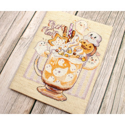 LETI L8810 - Pokštas arba saldainis (Trick or Treat) siuvinėjimo rinkinys Letistitch