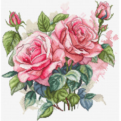 L8093 - Rožinis žydėjimas (Pink Bloom) siuvinėjimo rinkinys Letistitch