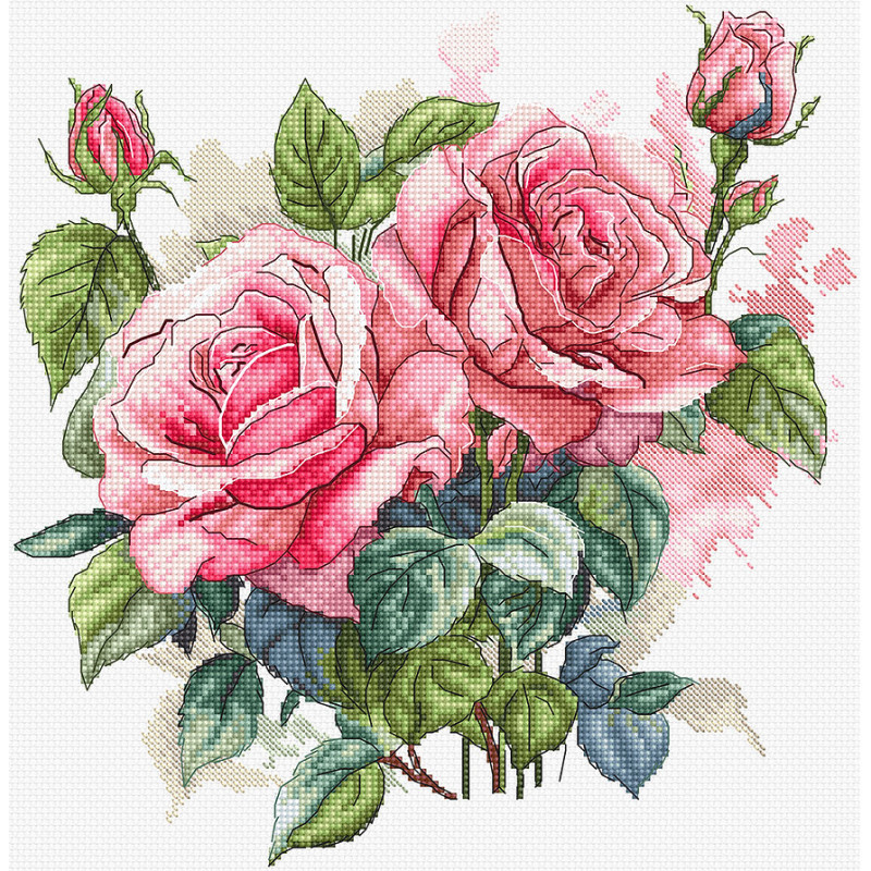 L8093 - Rožinis žydėjimas (Pink Bloom) siuvinėjimo rinkinys Letistitch L8093 - Rožinis žydėjimas (Pink Bloom) siuvinėjimo rinkinys Letistitch