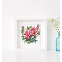 L8093 - Rožinis žydėjimas (Pink Bloom) siuvinėjimo rinkinys Letistitch