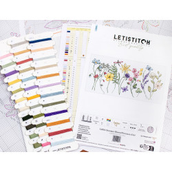 L8094 - Vasaros žydėjimas (Summer Bloom) siuvinėjimo rinkinys Letistitch