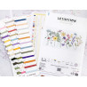 L8094 - Vasaros žydėjimas (Summer Bloom) siuvinėjimo rinkinys Letistitch