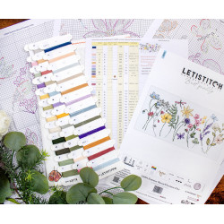 L8094 - Vasaros žydėjimas (Summer Bloom) siuvinėjimo rinkinys Letistitch
