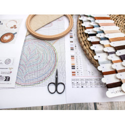 L8097 - Gyvenimas per trumpas blogai kavai (Life's too short for a bad coffee) siuvinėjimo rinkinys Letistitch