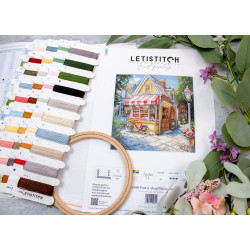 L8098 - Konditerijos parduotuvė (Pastry Shop) siuvinėjimo rinkinys Letistitch