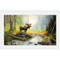 K245 - Miško rytas (Woodland Morning) siuvinėjimo rinkinys Merejka