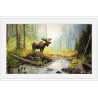 K245 - Miško rytas (Woodland Morning) siuvinėjimo rinkinys Merejka