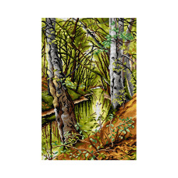 SA3433 40x60 cm kanva su atspaustu piešiniu Orchidea