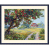 K255 - Senoji obelis (The Old Apple Tree) siuvinėjimo rinkinys Merejka