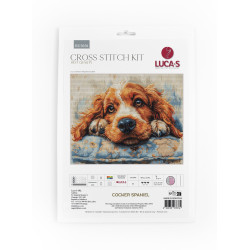 BU5058 - Kokerspanielis (Cocker Spaniel) siuvinėjimo rinkinys Luca-s
