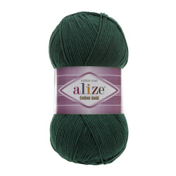 426 - tamsi jūros žalia Alize Cotton Gold
