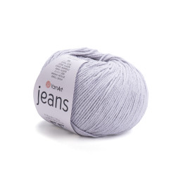 80 - perlų pilka YarnArt Jeans