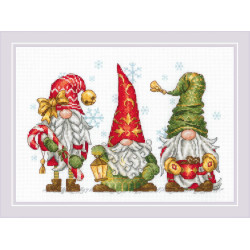 SR 2234 - Linksmi nykštukai (Jolly Gnomes) siuvinėjimo rinkinys Riolis