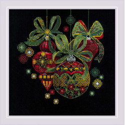 SR 2226 - Šventiniai papuošalai (Holiday Ornaments) siuvinėjimo rinkinys Riolis
