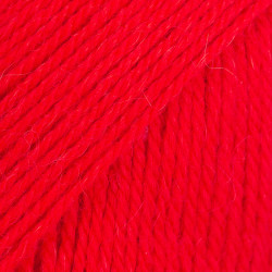 33 - skaisti raudona DROPS Flora