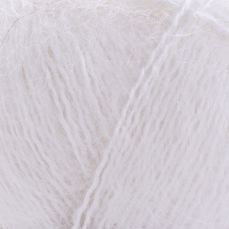 101 - balta YarnArt Mohair Trendy