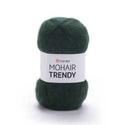 108 - tamsi žalia YarnArt Mohair Trendy