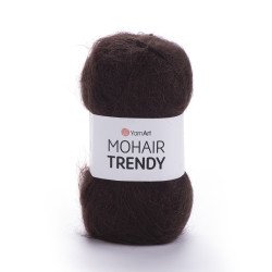 123 - tamsi ruda YarnArt Mohair Trendy