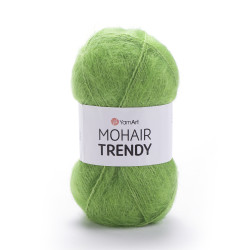 137 - žalia YarnArt Mohair Trendy