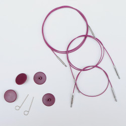 Knitpro rotacinis valas prisukamiems virbalams (violetinės spalvos)